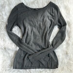 Express Waffle Net Sweater